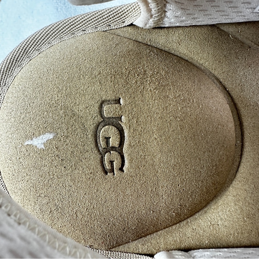 UGG Sport Sandals Mens Goldencoast Multistrap Suede 10 Foam Beige Beach Summer - Picture 3 of 12